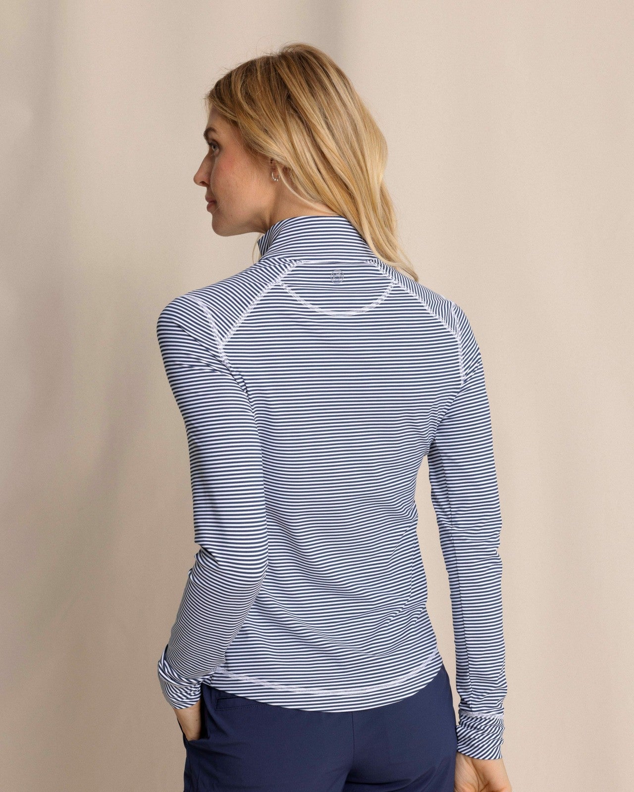 Southern Tide Team Colors Runaround Quarter Zip For Women