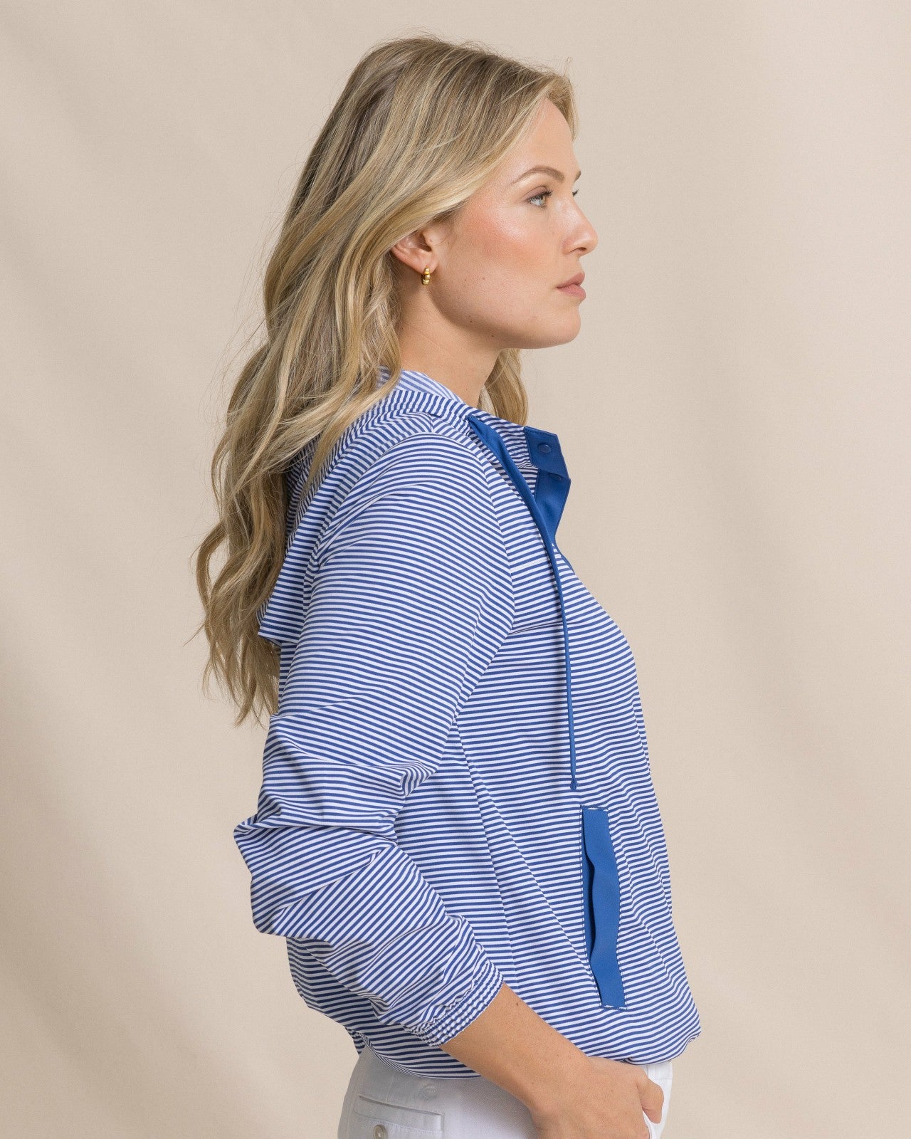 Southern Tide Calie Skip Stripe Popover For Women