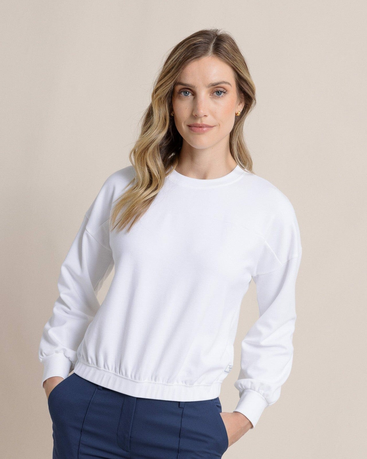 Southern Tide Addison Interlock Crew For Women