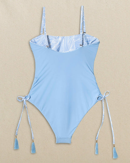 Southern Tide Reversible Bandeau One-Piece Swimsuit For Women