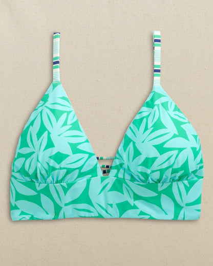Southern Tide Reversible Tropical Stripe Banded Bikini Top For Women
