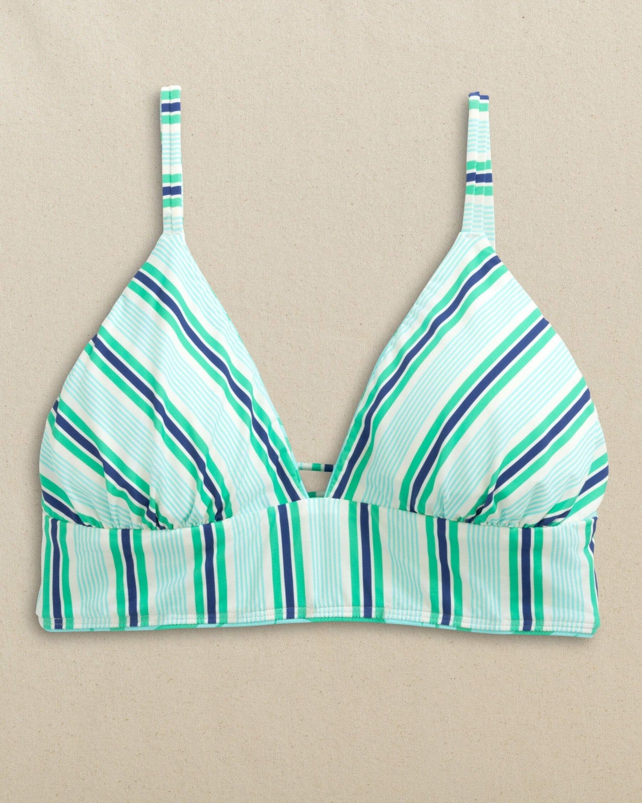 Southern Tide Reversible Tropical Stripe Banded Bikini Top For Women
