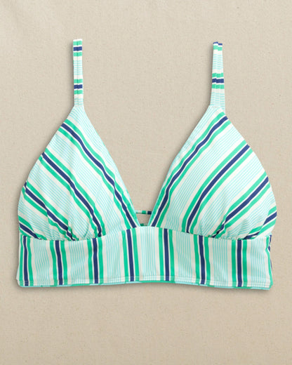 Southern Tide Reversible Tropical Stripe Banded Bikini Top For Women