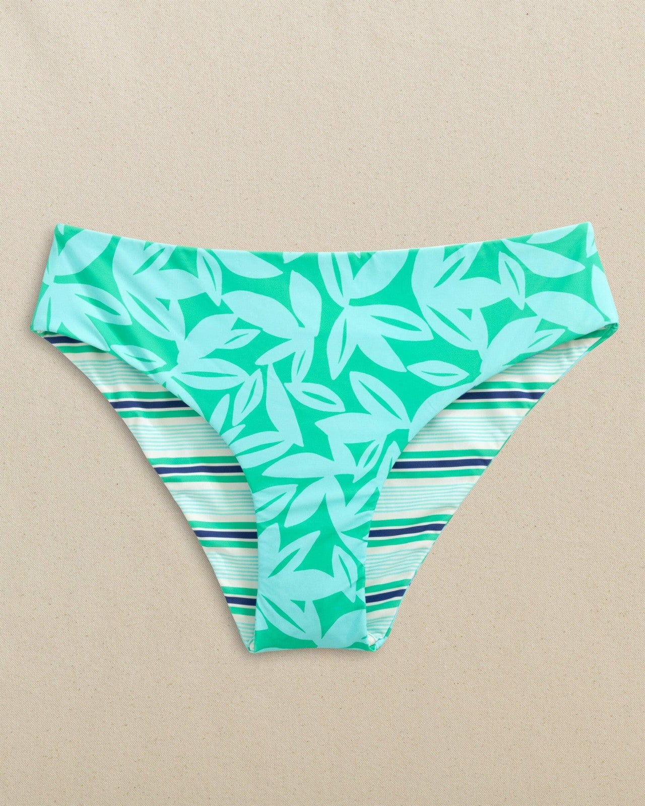 Southern Tide Reversible Stripe Hipster Bikini Bottom For Women