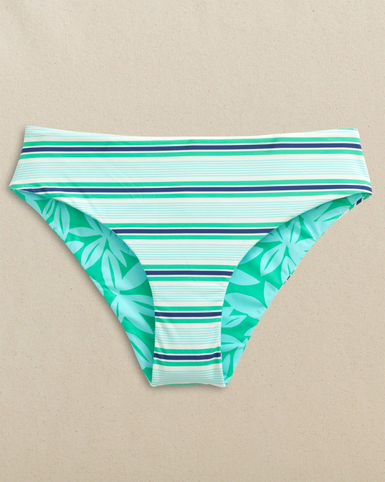 Southern Tide Reversible Stripe Hipster Bikini Bottom For Women