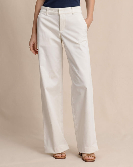 Southern Tide Tori Wide Leg Chino Pant For Women