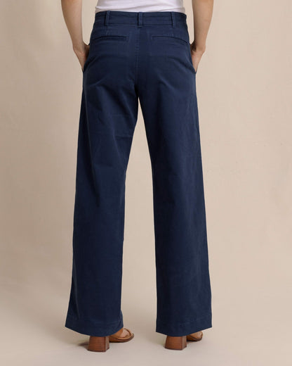 Southern Tide Tori Wide Leg Chino Pant For Women