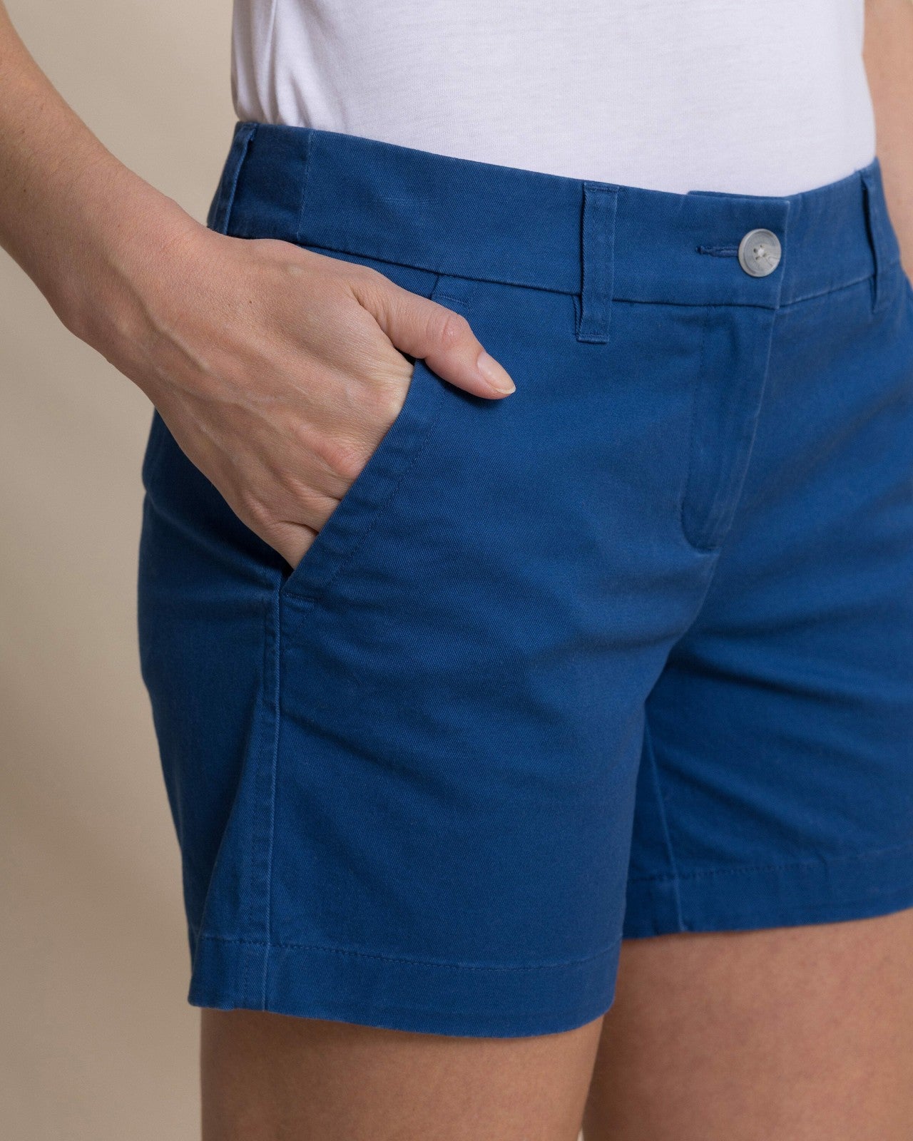 Southern Tide Caroline 5" Cotton Chino Shorts For Women