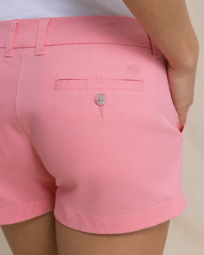 Southern Tide Leah 3" Cotton Chino Shorts For Women
