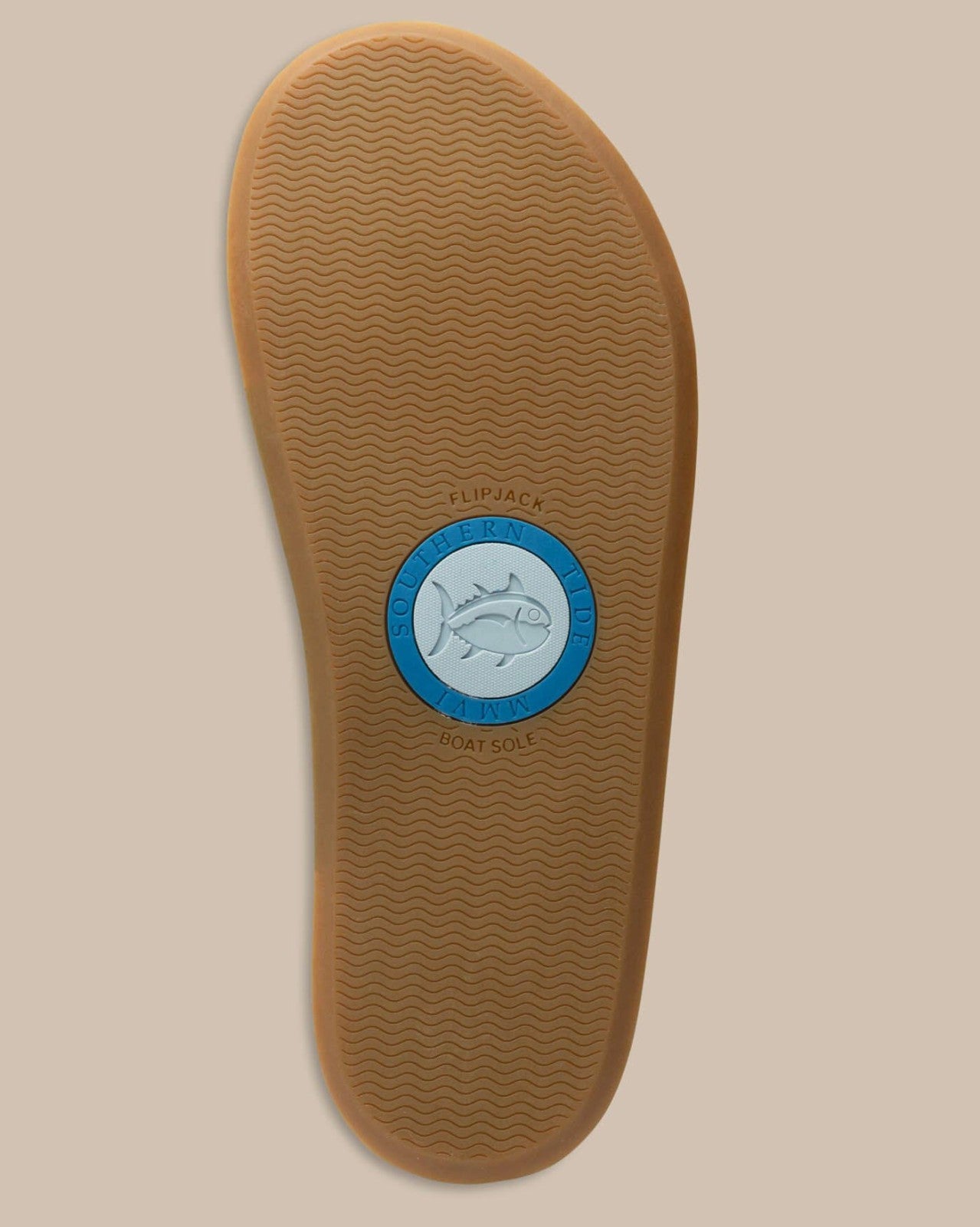 Southern Tide Brown Leather Flip Flops For Women|Home