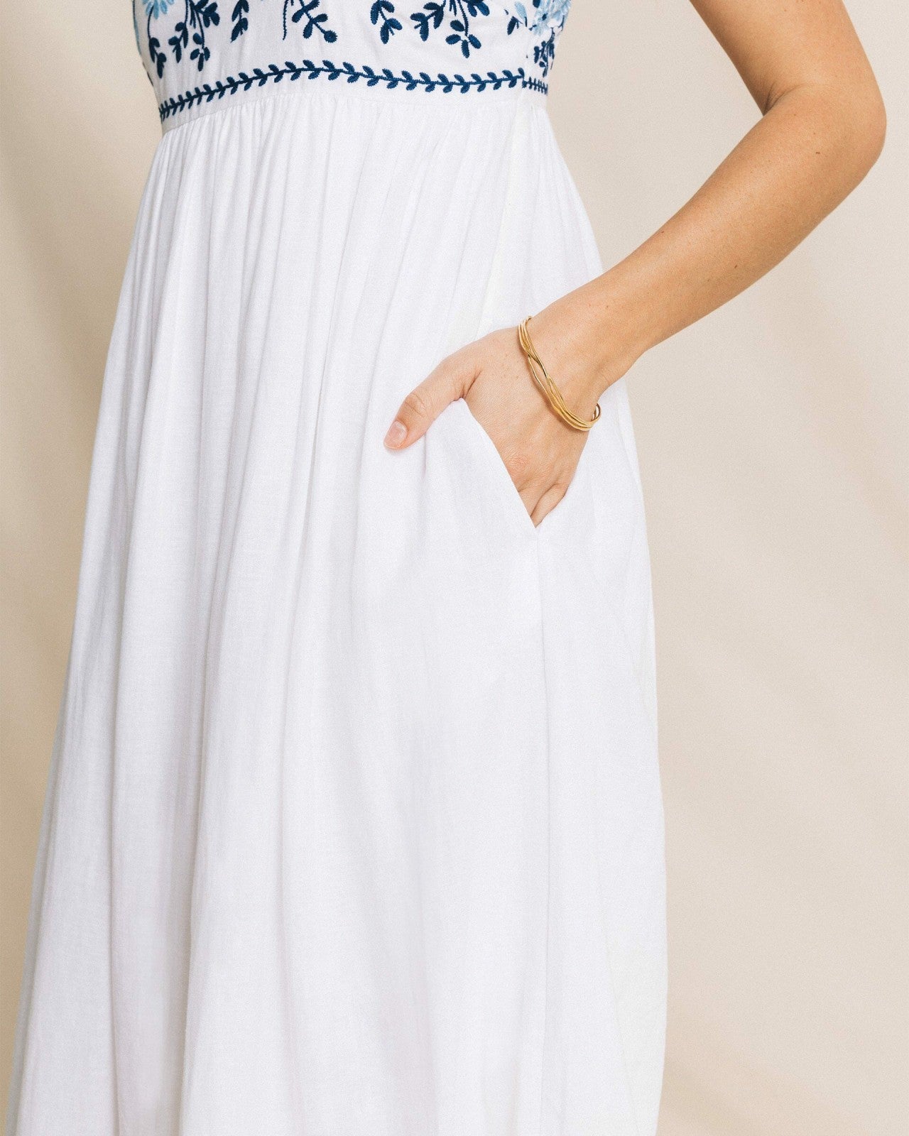 Southern Tide Erilyn Embroidered Midi Dress For Women