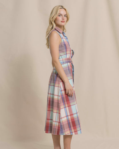 Southern Tide Whitley Madras Midi Dress For Women