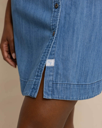 Southern Tide Cam Denim Dress For Women