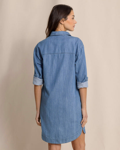 Southern Tide Cam Denim Dress For Women