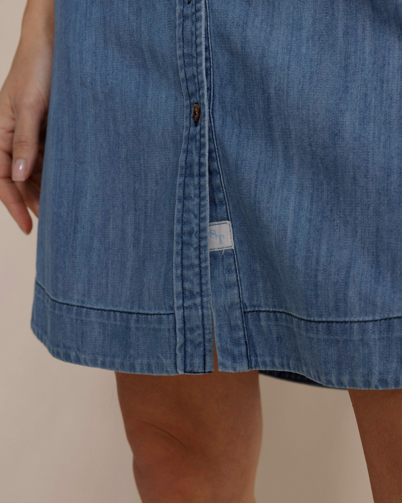 Southern Tide Cam Denim Dress For Women