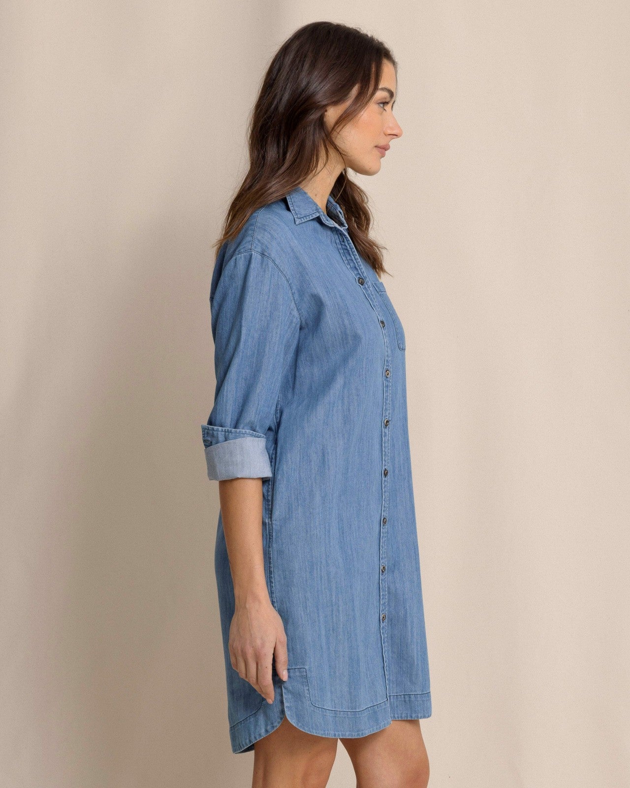 Southern Tide Cam Denim Dress For Women