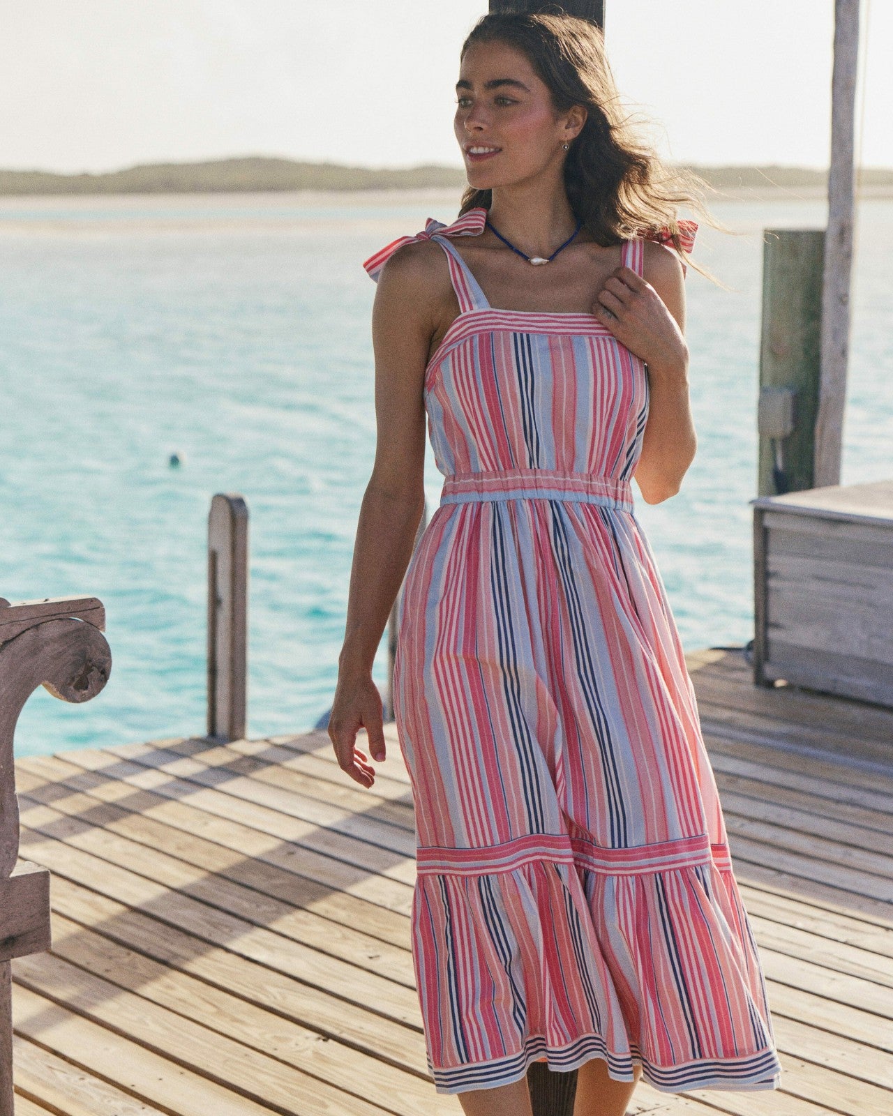 Southern Tide Alexandrea Midi Dress For Women