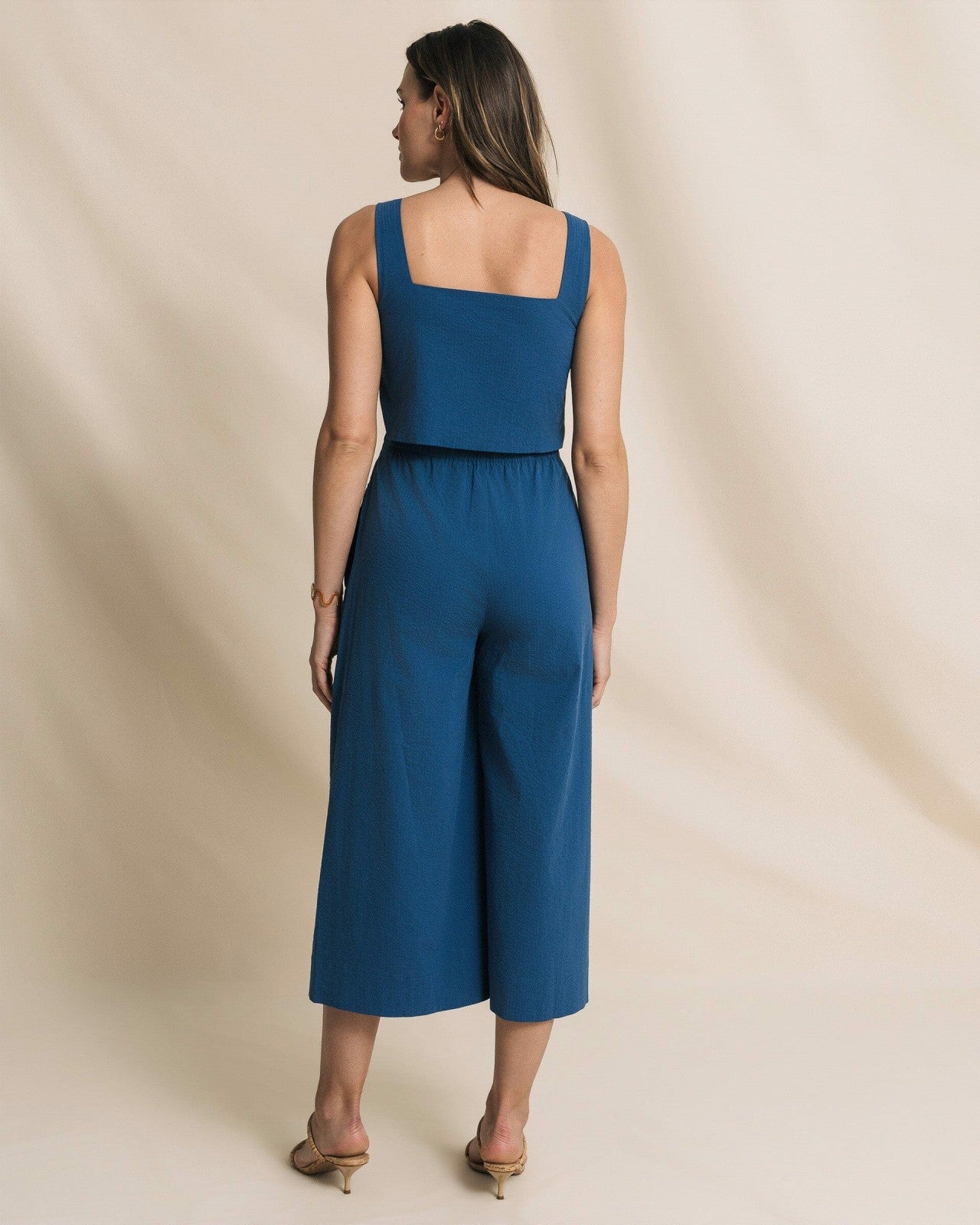 Southern Tide Jill Seersucker Jumpsuit For Women