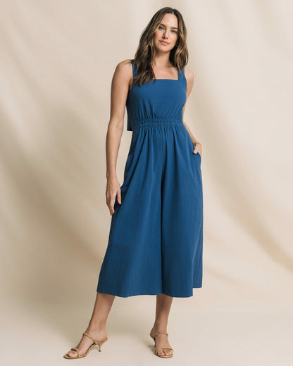 Southern Tide Jill Seersucker Jumpsuit For Women