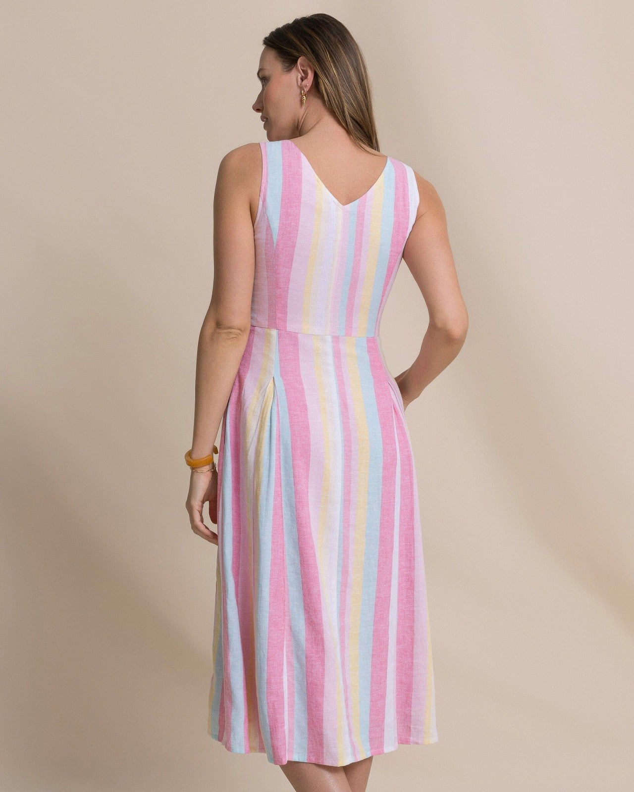 Southern Tide Charmaine Gored Midi Dress For Women