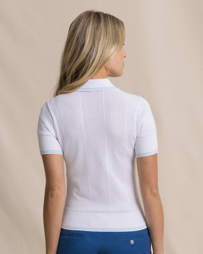 Southern Tide Evi Polo Sweater For Women|Sale
