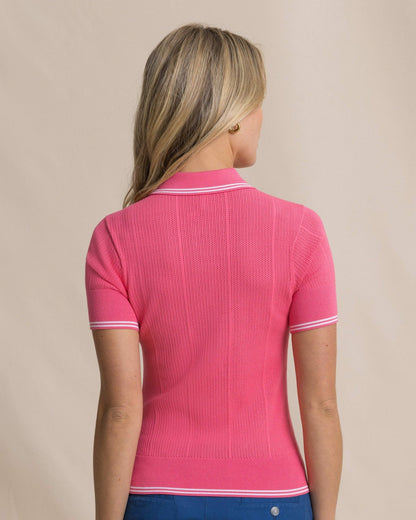 Southern Tide Evi Polo Sweater For Women|Sale
