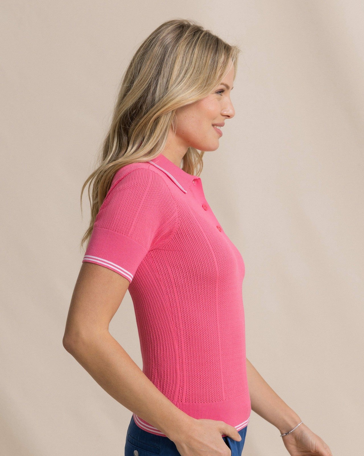 Southern Tide Evi Polo Sweater For Women|Sale