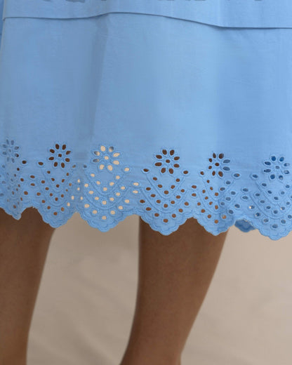 Southern Tide Gigi Eyelet Midi Skirt For Women|Sale