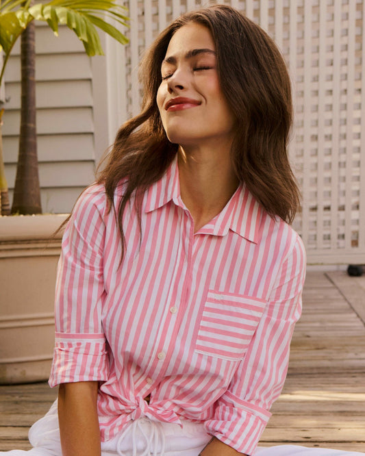 Southern Tide Emery Button Front Shirt For Women|Sale