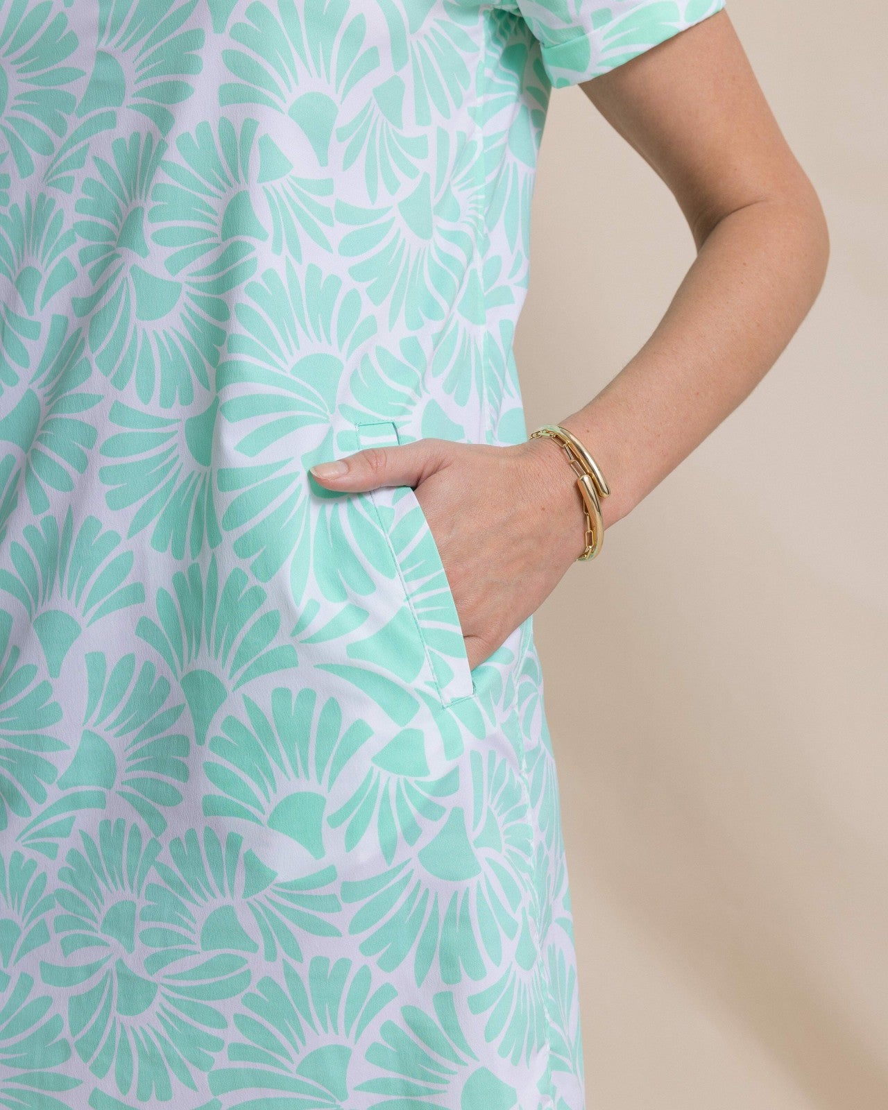 Southern Tide Kamryn Paradise Shores Coastal Breeze® Dress For Women|Sale