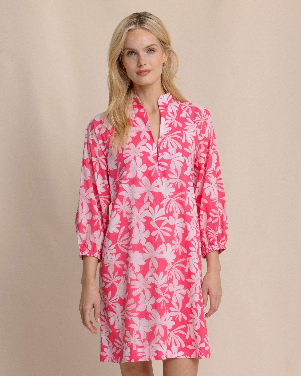 Southern Tide Mandy Bubble Sleeve Dress For Women|Sale
