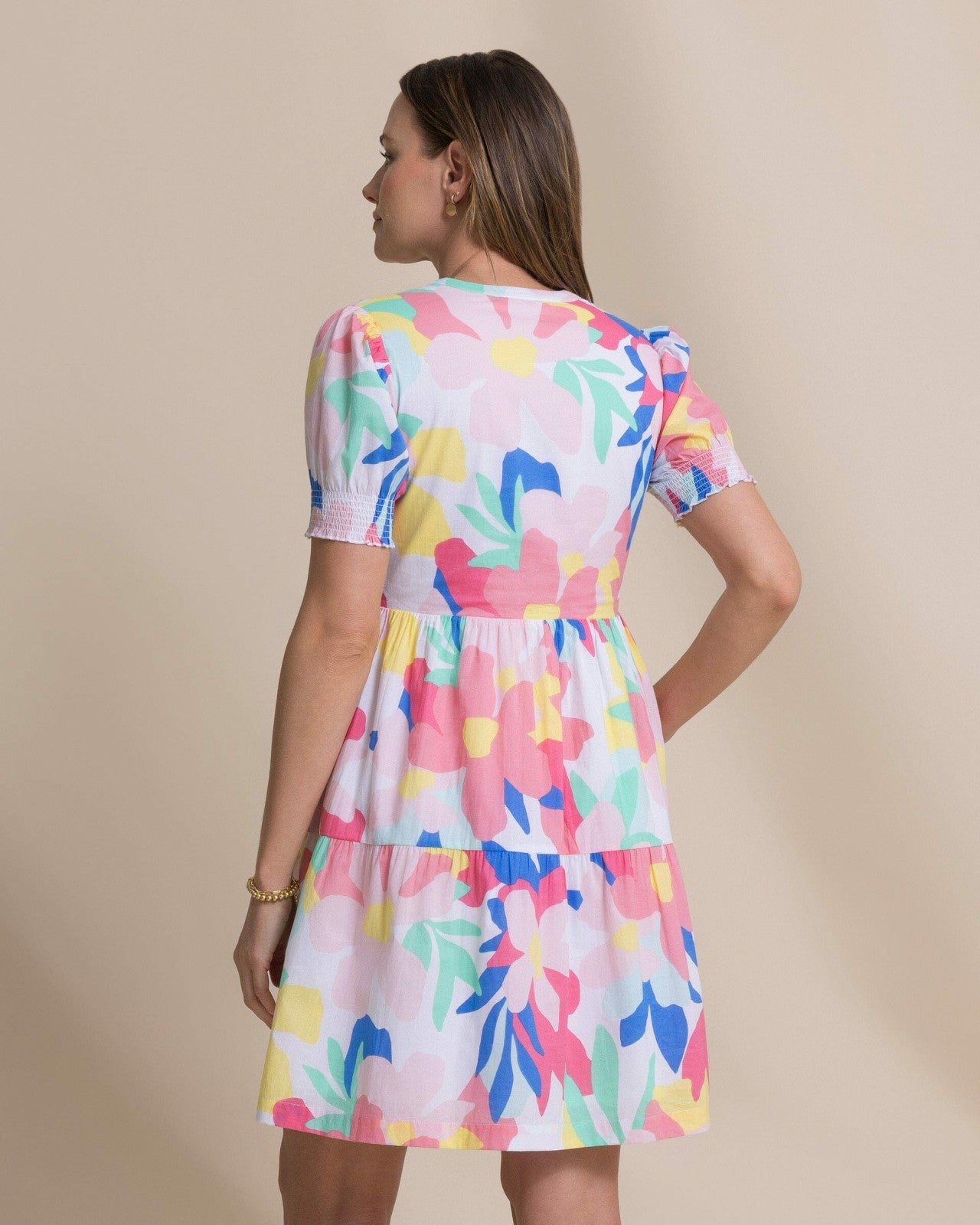Southern Tide Mina Floral Print Dress For Women|Sale