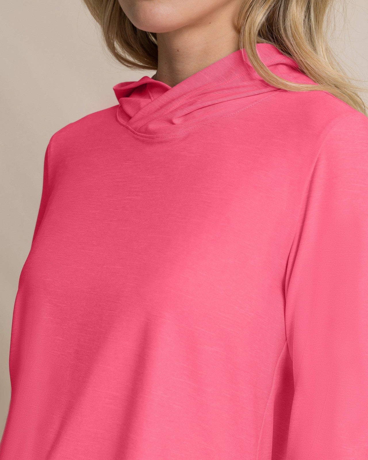 Southern Tide Linley Performance Hoodie - Island Pink For Women|Sale