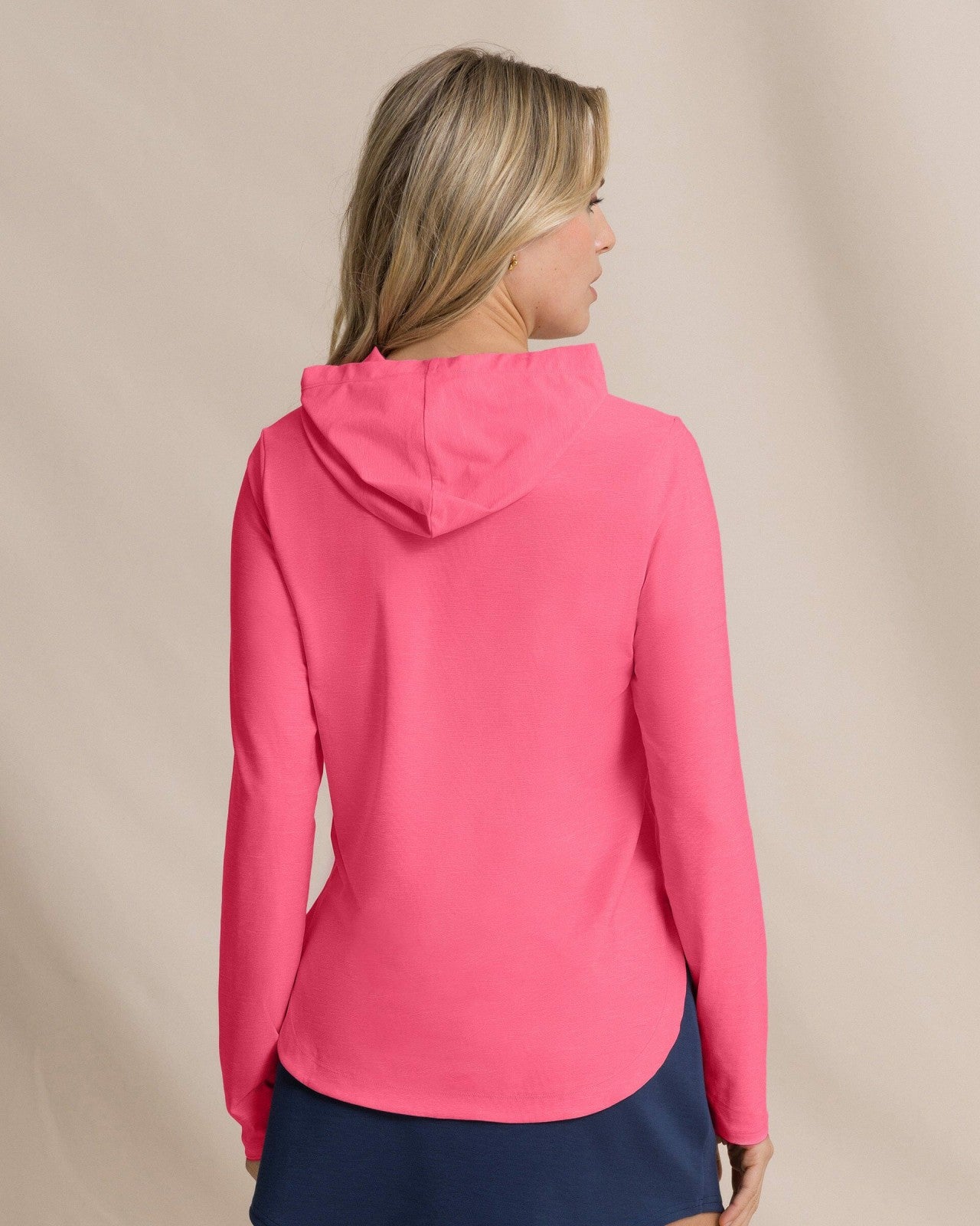 Southern Tide Linley Performance Hoodie - Island Pink For Women|Sale