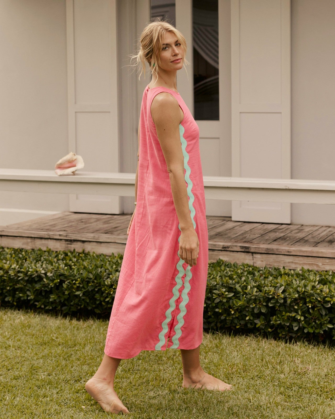 Southern Tide Zalia Side Stripe Maxi Dress For Women|Sale