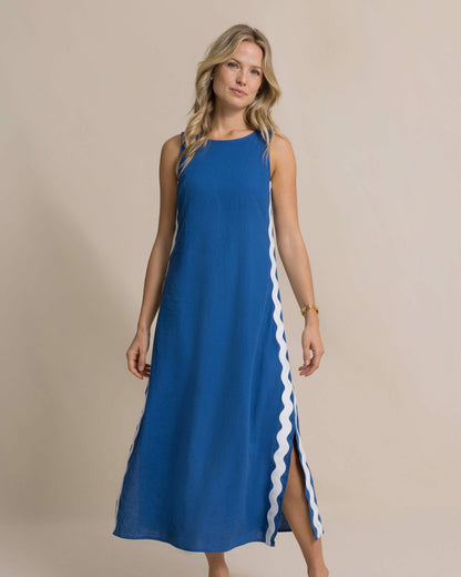 Southern Tide Zalia Side Stripe Maxi Dress For Women|Sale