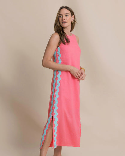 Southern Tide Zalia Side Stripe Maxi Dress For Women|Sale