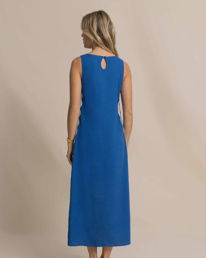 Southern Tide Zalia Side Stripe Maxi Dress For Women|Sale