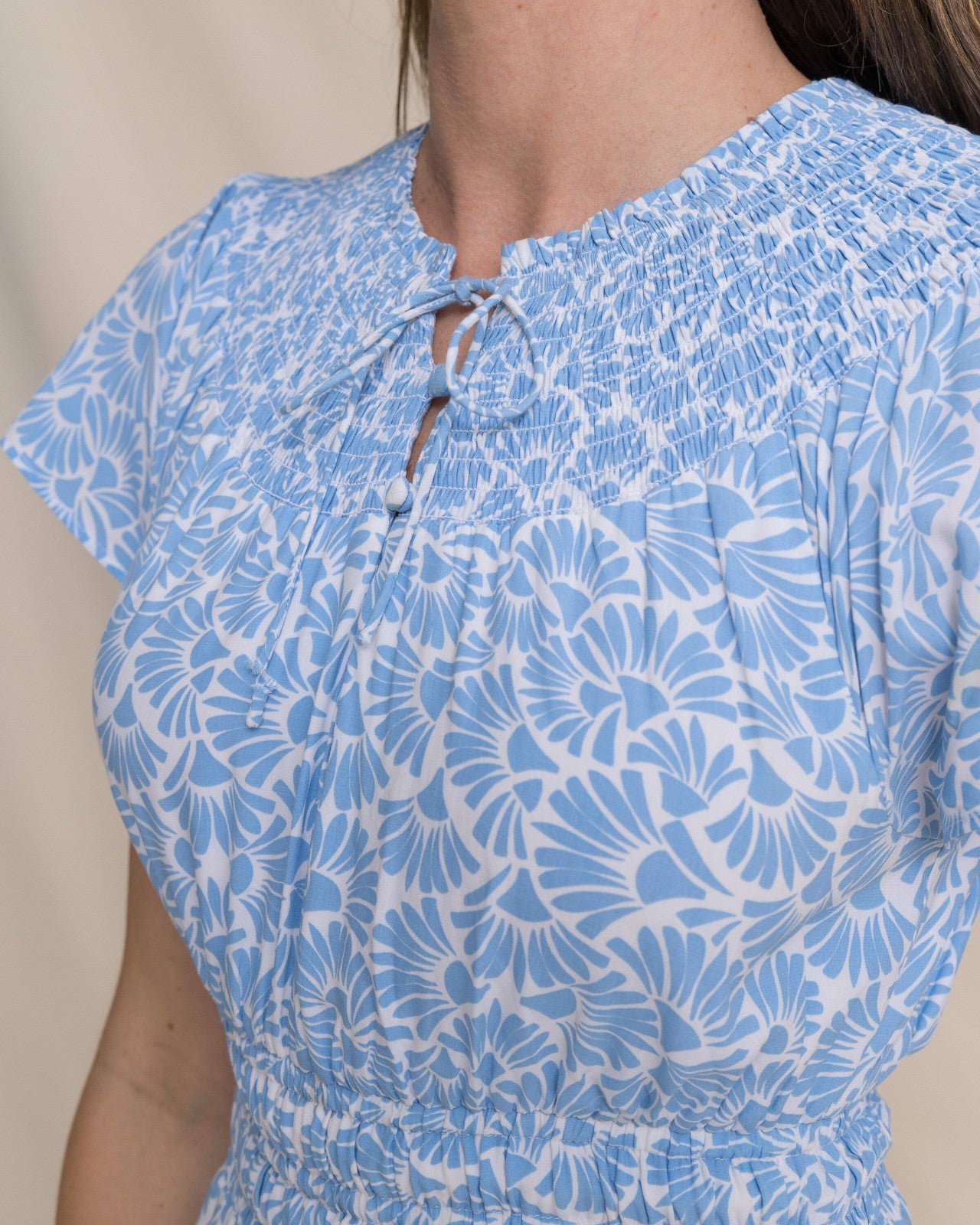Southern Tide Clementine Flutter Sleeve Midi Dress For Women|Sale