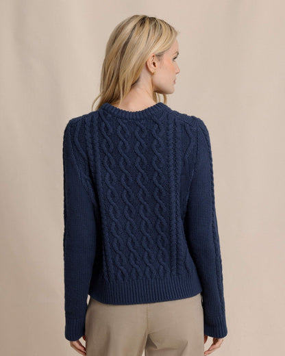 Southern Tide Connie Cable Knit Sweater For Women|Sale