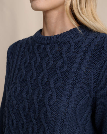 Southern Tide Connie Cable Knit Sweater For Women|Sale