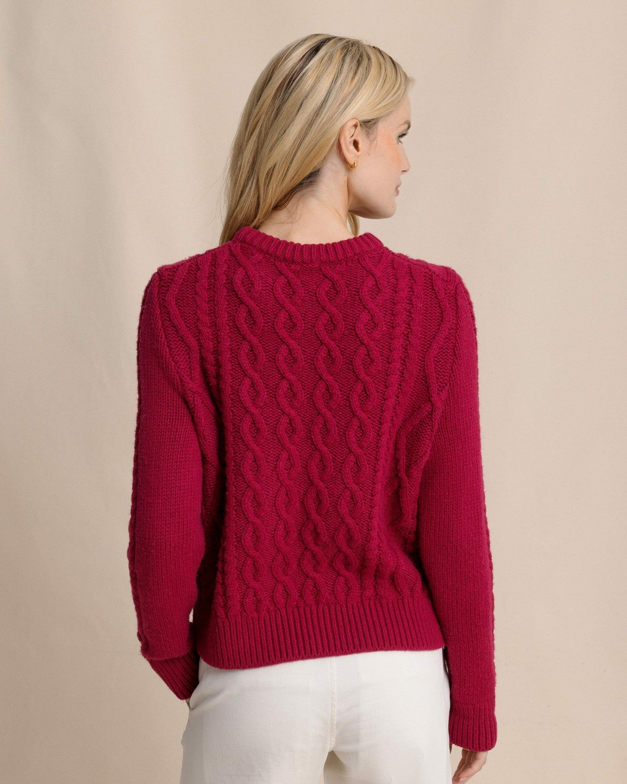 Southern Tide Connie Cable Knit Sweater For Women|Sale