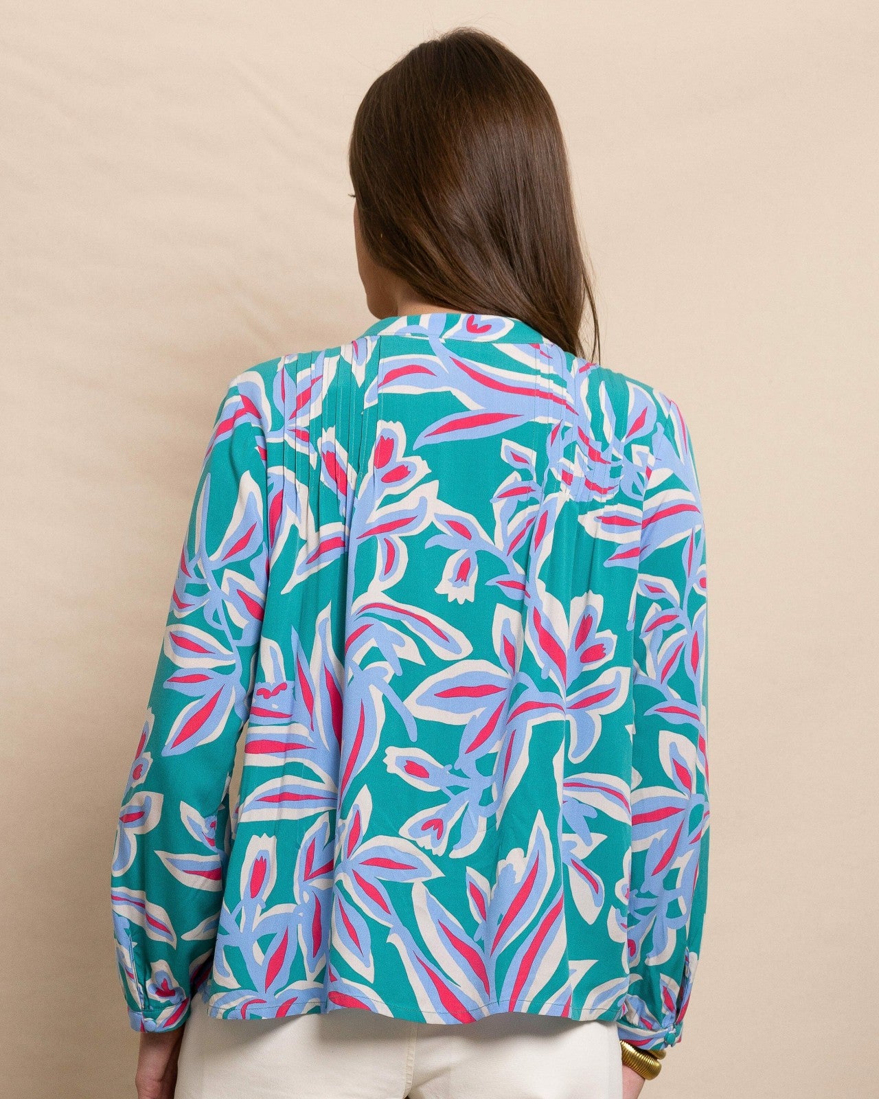 Southern Tide Bonni Vintage Gardens Blouse For Women|Sale