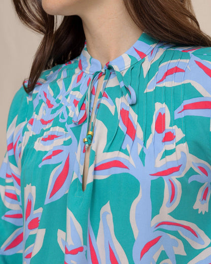 Southern Tide Bonni Vintage Gardens Blouse For Women|Sale