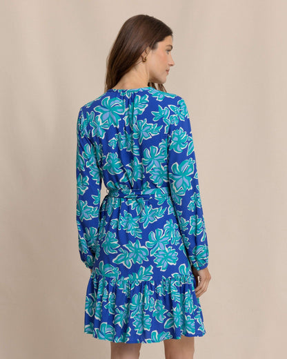 Southern Tide Merritt Forever Blooming Long Sleeve Dress For Women|Sale