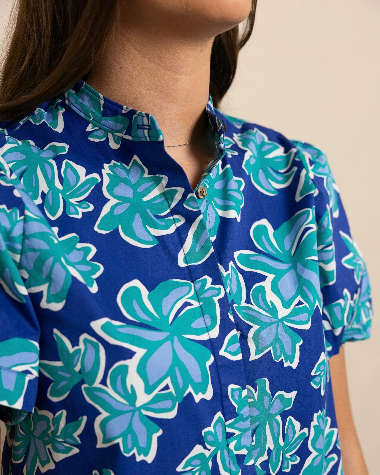 Southern Tide Payge Poplin Top For Women|Sale