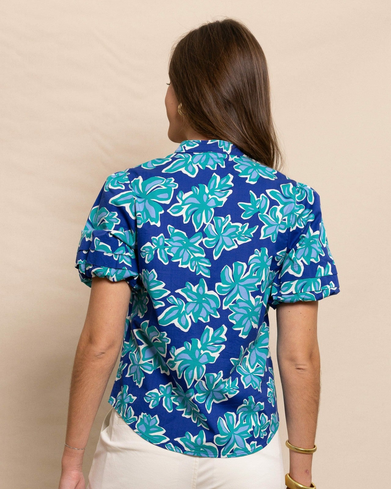 Southern Tide Payge Poplin Top For Women|Sale