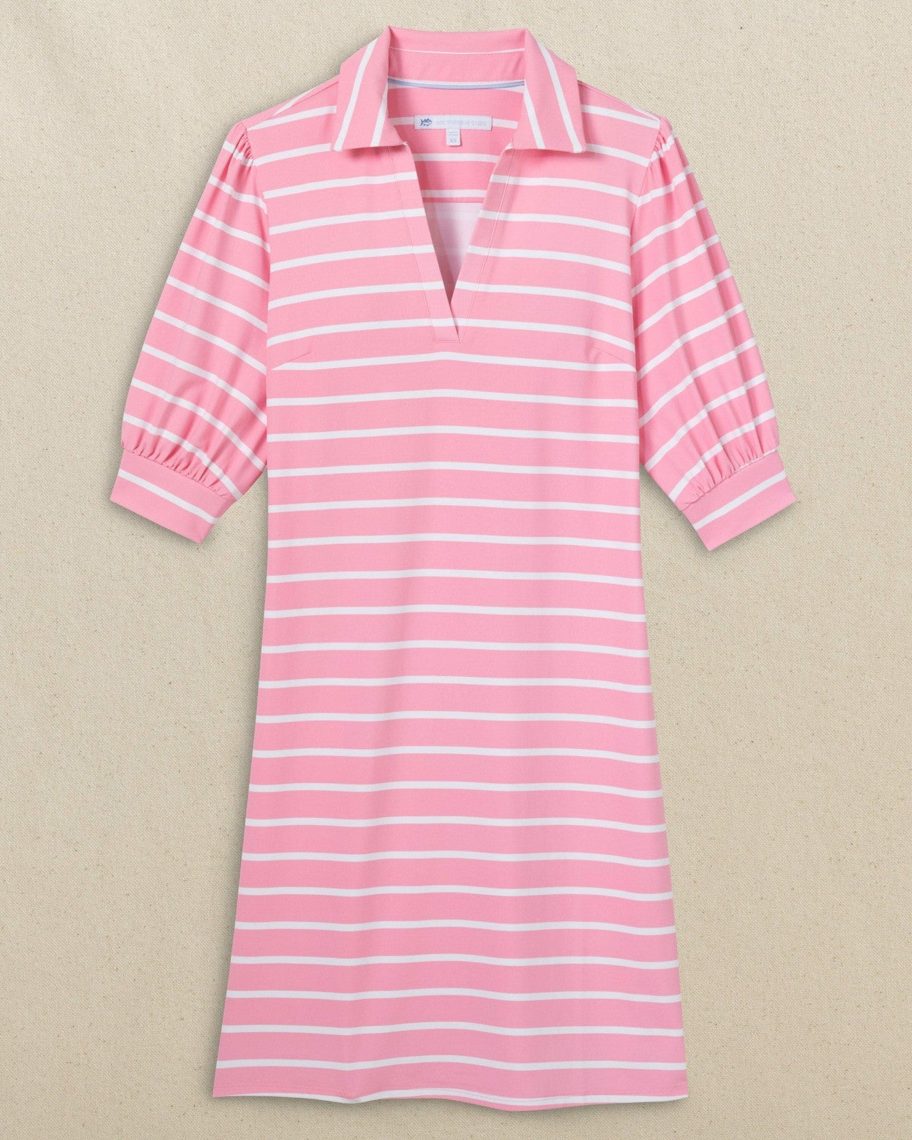 Southern Tide Trina Striped Performance Dress For Women|Sale