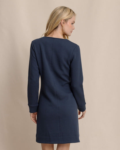 Southern Tide Cady Jacquard Dress - Dress Blue For Women|Sale