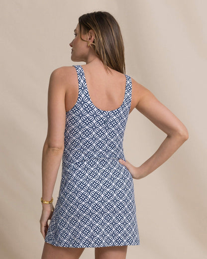 Southern Tide Helene Printed Active Dress For Women|Sale